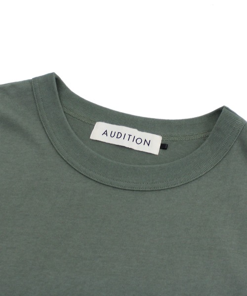 Audition(オーディション)の「D1508 コットンレーヨンOE天竺BOX Tシャツワンピース(ワンピース・レディース・ホワイト/カーキ/ブラック・MEDIUM)」の6枚目の写真