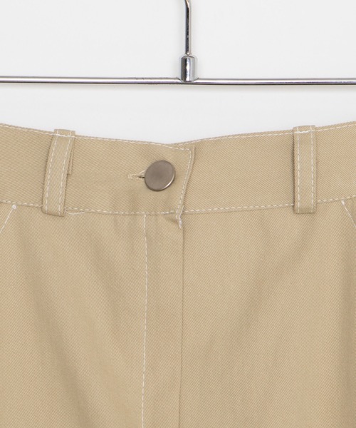 DING（ディング）の「DING/カーゴロングスカート（スカート・レディース・ライトベージュ/ブラック・FREE）」の7枚目の写真