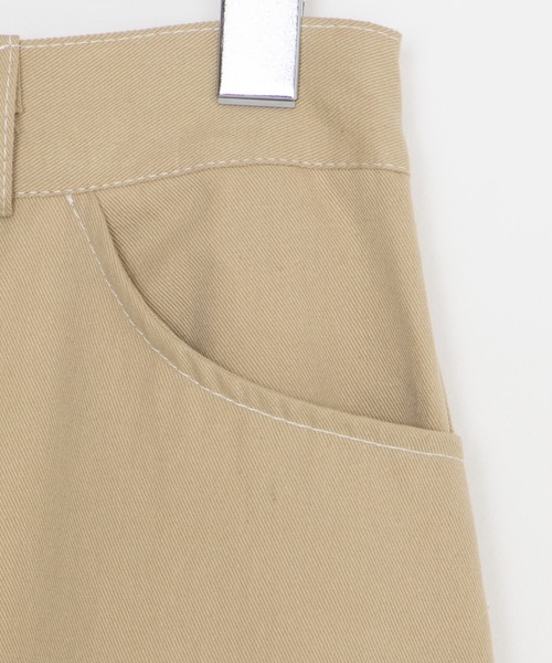 DING（ディング）の「DING/カーゴロングスカート（スカート・レディース・ライトベージュ/ブラック・FREE）」の13枚目の写真