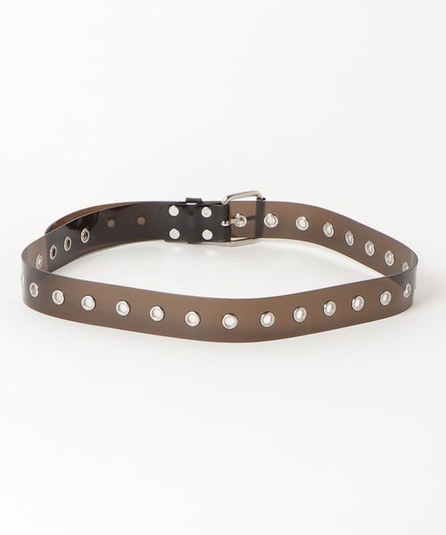 WEGO（ウィゴー）の「WEGO/クリアハトメベルト（ベルト・レディース・ブラック/パープル/その他1/ブラウン・FREE）」の8枚目の写真