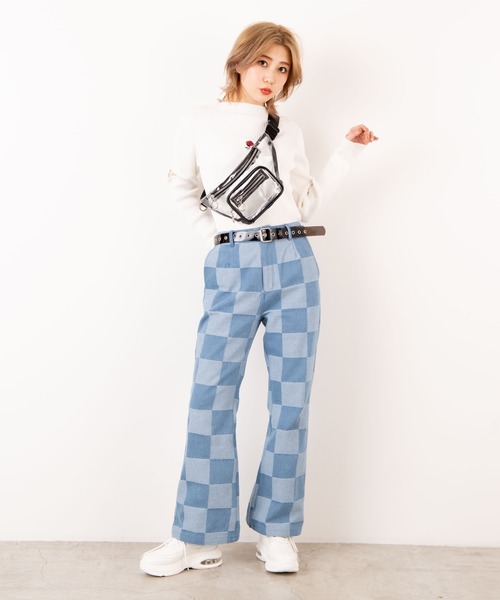 WEGO（ウィゴー）の「WEGO/クリアハトメベルト（ベルト・レディース・ブラック/パープル/その他1/ブラウン・FREE）」の11枚目の写真