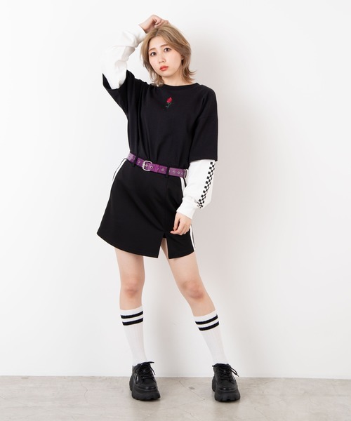 WEGO（ウィゴー）の「WEGO/クリアハトメベルト（ベルト・レディース・ブラック/パープル/その他1/ブラウン・FREE）」の5枚目の写真