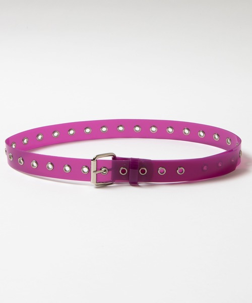 WEGO（ウィゴー）の「WEGO/クリアハトメベルト（ベルト・レディース・ブラック/パープル/その他1/ブラウン・FREE）」の17枚目の写真