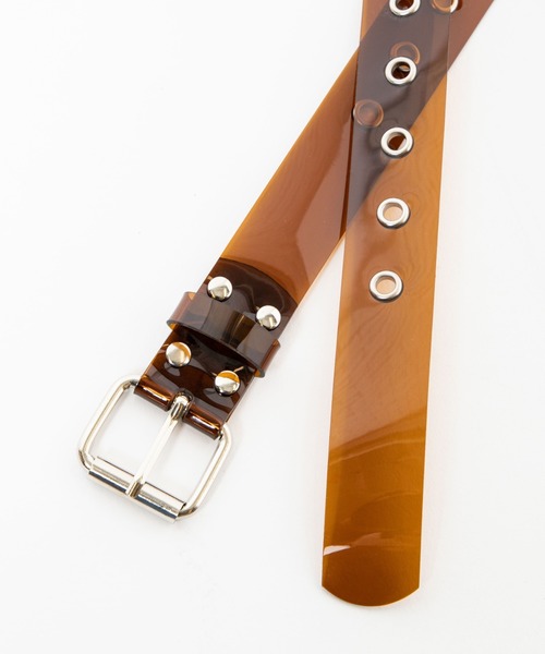 WEGO（ウィゴー）の「WEGO/クリアハトメベルト（ベルト・レディース・ブラック/パープル/その他1/ブラウン・FREE）」の19枚目の写真