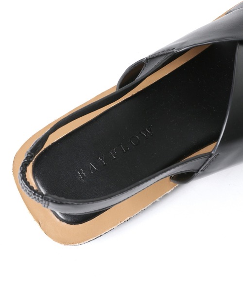 BAYFLOW（ベイフロー）の「クロスサンダル（サンダル・レディース・ブラック/オフホワイト・SMALL/MEDIUM/LARGE）」の13枚目の写真