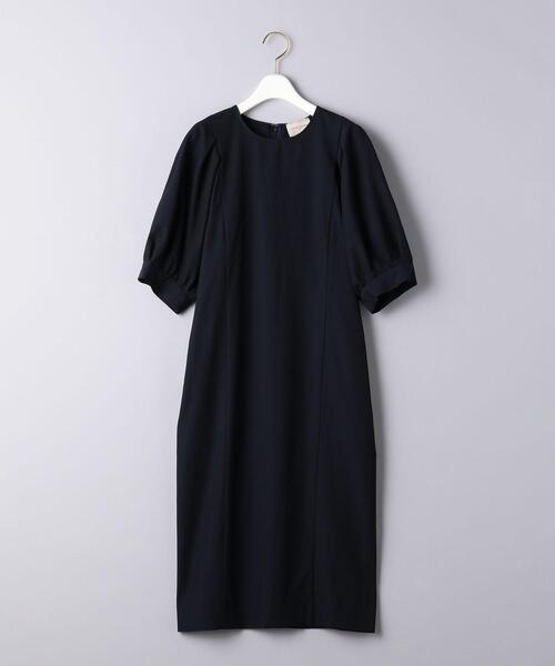 未使用　ユナイテッドアローズ　UBCS タック 5SL ワンピース　ベージュ　S UNITED ARROWS（ユナイテッドアローズ）の「UBCS タック 5SL