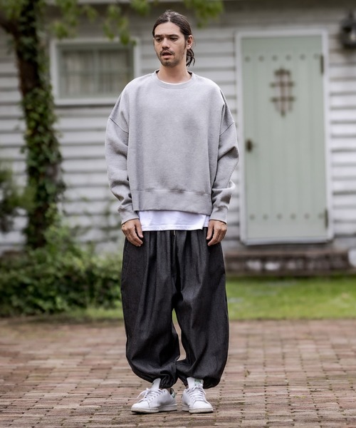 CAMBIO（カンビオ）の「mp8266-Balloon Denim Easy Pants パンツ（デニムパンツ・メンズ・ブラック/インディゴブルー・M/S/L）」の11枚目の写真