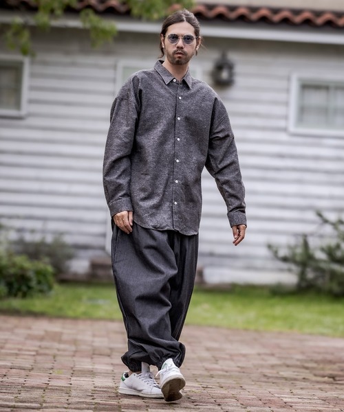 CAMBIO（カンビオ）の「mp8266-Balloon Denim Easy Pants パンツ（デニムパンツ・メンズ・ブラック/インディゴブルー・M/S/L）」の13枚目の写真