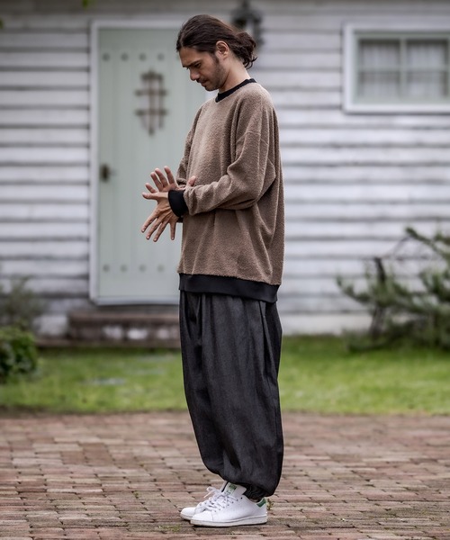 CAMBIO（カンビオ）の「mp8266-Balloon Denim Easy Pants パンツ（デニムパンツ・メンズ・ブラック/インディゴブルー・M/S/L）」の14枚目の写真