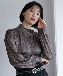 PAGEBOY | モードペイズリーブラウス(シャツ/ブラウス)