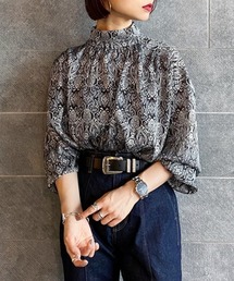 PAGEBOY | モードペイズリーブラウス(シャツ/ブラウス)