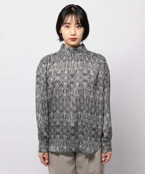 PAGEBOY(ページボーイ)の「モードペイズリーブラウス(シャツ/ブラウス・レディース・ブラック/ブラウン・FREE)」の8枚目の写真