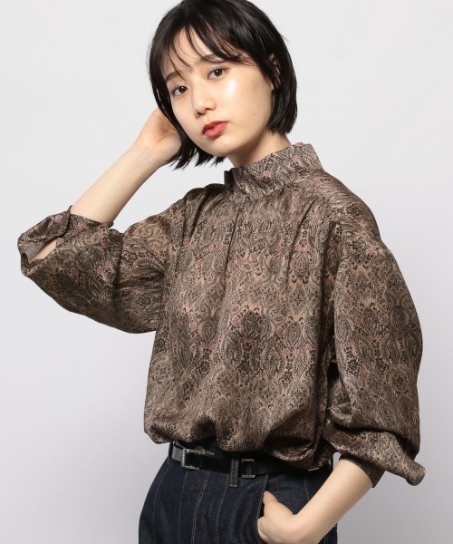PAGEBOY(ページボーイ)の「モードペイズリーブラウス(シャツ/ブラウス・レディース・ブラック/ブラウン・FREE)」の18枚目の写真