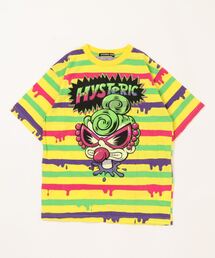 HYSTERIC MINI（ヒステリックミニ）の「DROPPING BORDER半袖Tシャツ（Tシャツ/カットソー・キッズ）」