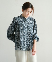 NOMBRE IMPAIR | クラシックフラワー スタンドネックブラウス(シャツ/ブラウス)