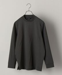 【WEB限定】SHIPS: ウォーム裏微起毛/形態安定 防シワ加工 テレワーク ビズ Tシャツ (ロンT)