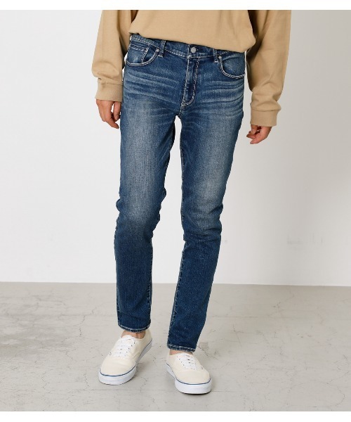 AZUL by moussy(アズールバイマウジー)の「A PERFECT DENIM/アパーフェクトデニム(デニムパンツ・メンズ・ブラック/ブルー・X-LARGE/X-SMALL/MEDIUM/SMALL/LARGE)」の1枚目の写真