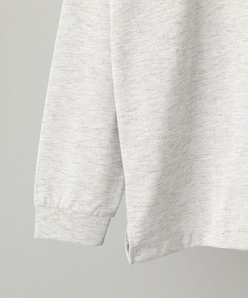 SHIPS（シップス）の「【WEB限定】SHIPS: 色褪せ防止加工 EVER COLOR（R) ワンポイント ロゴ  ヘンリーネック ロングスリーブ Tシャツ (ロンT)（Tシャツ/カットソー・メンズ・ライトグレー/グレー/ネイビー・SMALL/MEDIUM/LARGE/X-LARGE/XX-LARGE）」の11枚目の写真