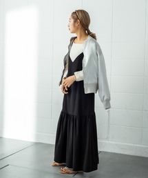 mystic | LOW切替キャミワンピース(ワンピース)