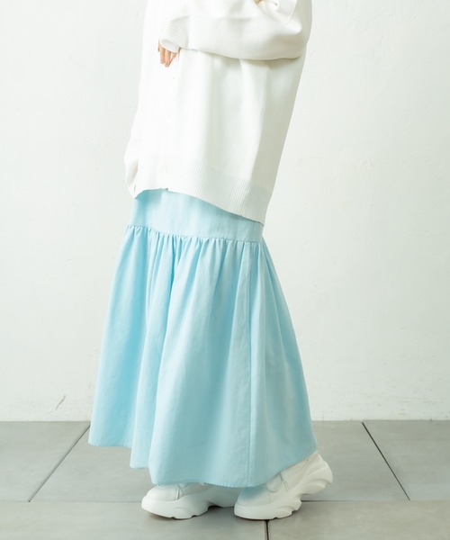 mystic(ミスティック)の「LOW切替キャミワンピース(ワンピース・レディース・オフホワイト/ブラック/ブルー・FREE)」の8枚目の写真