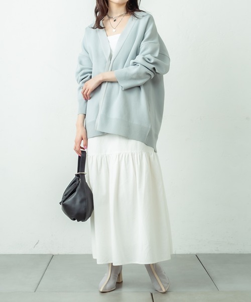 mystic(ミスティック)の「LOW切替キャミワンピース(ワンピース・レディース・オフホワイト/ブラック/ブルー・FREE)」の12枚目の写真