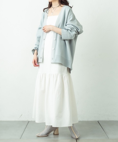 mystic(ミスティック)の「LOW切替キャミワンピース(ワンピース・レディース・オフホワイト/ブラック/ブルー・FREE)」の13枚目の写真