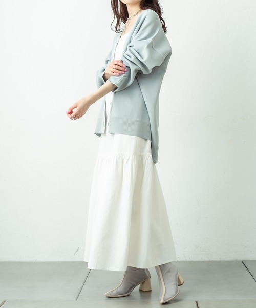 mystic(ミスティック)の「LOW切替キャミワンピース(ワンピース・レディース・オフホワイト/ブラック/ブルー・FREE)」の14枚目の写真