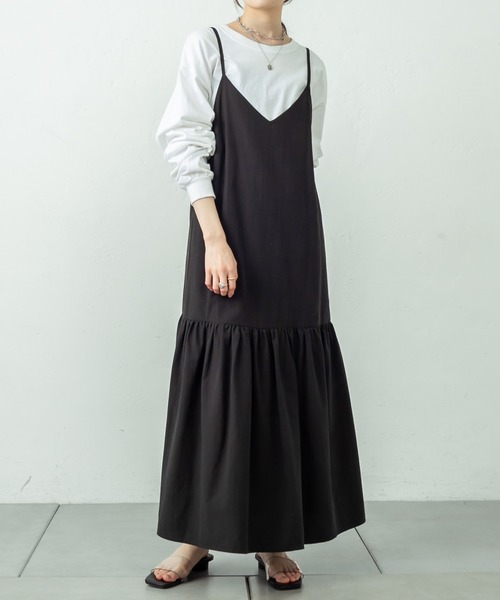 mystic(ミスティック)の「LOW切替キャミワンピース(ワンピース・レディース・オフホワイト/ブラック/ブルー・FREE)」の19枚目の写真