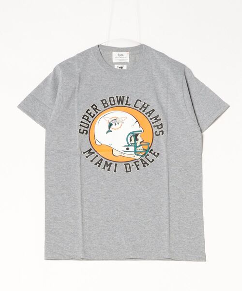 Sync.(スィンク)の「Sync. 【D*FACE】 TEE "MIAMI CHAMPS"(Tシャツ/カットソー・メンズ・ブラック/ホワイト/グレー・X-LARGE/SMALL/LARGE/MEDIUM)」の3枚目の写真