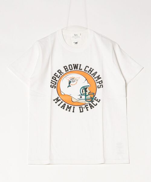 Sync.(スィンク)の「Sync. 【D*FACE】 TEE "MIAMI CHAMPS"(Tシャツ/カットソー・メンズ・ブラック/ホワイト/グレー・X-LARGE/SMALL/LARGE/MEDIUM)」の2枚目の写真