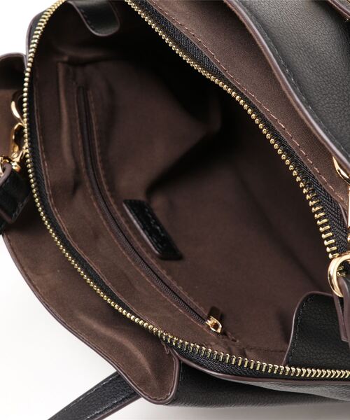 SALON de RUBAN（サロンドルヴァン）の「【SALON de RUBAN / サロン ド ルヴァン】 バンブー留め具 ハンドバッグ（ハンドバッグ・レディース・ブラック/アイボリー/ベージュ/グリーン/レッド/ダークグレー/ライトグレー/イエロー/ミント/ラベンダー/その他1/ピンク/パイソン・FREE）」の15枚目の写真