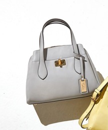 【SALON de RUBAN / サロン ド ルヴァン】 バンブー留め具 ハンドバッグ