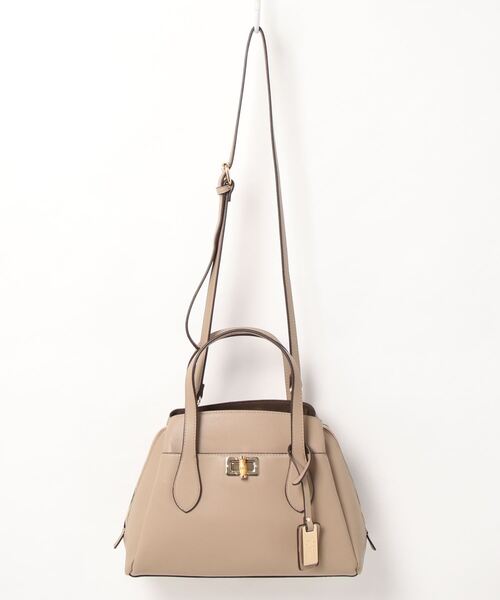 SALON de RUBAN（サロンドルヴァン）の「【SALON de RUBAN / サロン ド ルヴァン】 バンブー留め具 ハンドバッグ（ハンドバッグ・レディース・ブラック/アイボリー/ベージュ/グリーン/レッド/ダークグレー/ライトグレー/イエロー/ミント/ラベンダー/その他1/ピンク/パイソン・FREE）」の19枚目の写真