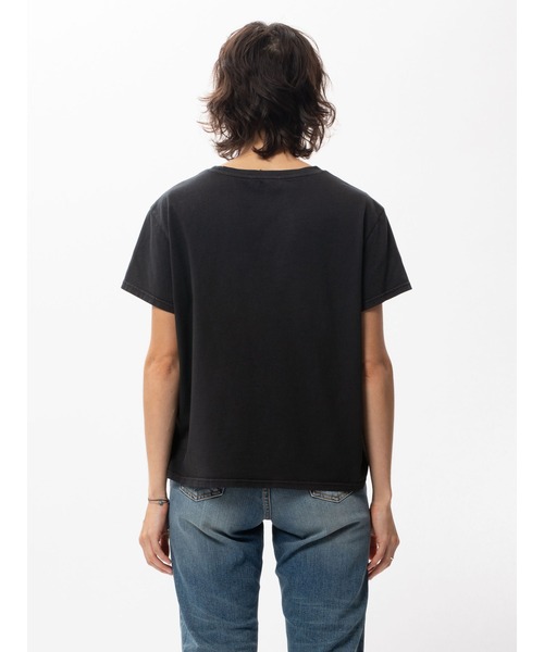 Nudie Jeans（ヌーディージーンズ）の「Lisa I-C-U Tシャツ（Tシャツ/カットソー・レディース・ブラック・X-SMALL/SMALL/MEDIUM）」の5枚目の写真