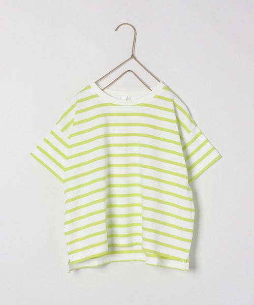 LOWRYS FARM(ローリーズファーム)の「USAボーダーTシャツ 937148(Tシャツ/カットソー・キッズ・ブルー/ブラック/レッド/グリーン/ピンク/ブラック系その他/レッド系その他/イエロー/ピンク系その他/ダークブラウン/ブラウン・130cm/150cm/110cm/140cm/120cm/XXX-LARGE)」の7枚目の写真