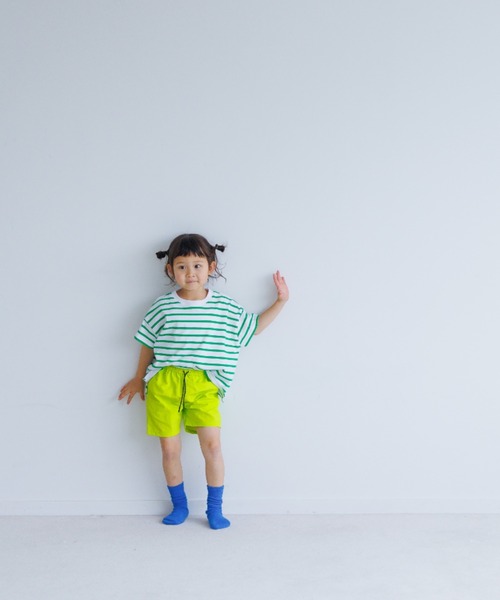 LOWRYS FARM(ローリーズファーム)の「USAボーダーTシャツ 937148(Tシャツ/カットソー・キッズ・ブルー/ブラック/レッド/グリーン/ピンク/ブラック系その他/レッド系その他/イエロー/ピンク系その他/ダークブラウン/ブラウン・130cm/150cm/110cm/140cm/120cm/XXX-LARGE)」の19枚目の写真