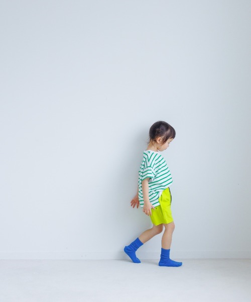 LOWRYS FARM(ローリーズファーム)の「USAボーダーTシャツ 937148(Tシャツ/カットソー・キッズ・ブルー/ブラック/レッド/グリーン/ピンク/ブラック系その他/レッド系その他/イエロー/ピンク系その他/ダークブラウン/ブラウン・130cm/150cm/110cm/140cm/120cm/XXX-LARGE)」の18枚目の写真