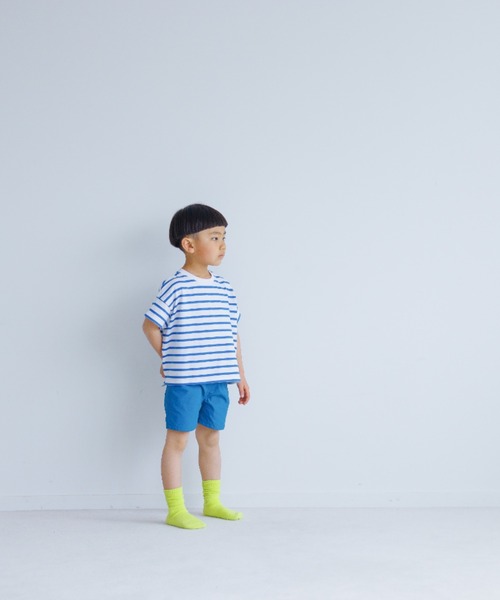 LOWRYS FARM(ローリーズファーム)の「USAボーダーTシャツ 937148(Tシャツ/カットソー・キッズ・ブルー/ブラック/レッド/グリーン/ピンク/ブラック系その他/レッド系その他/イエロー/ピンク系その他/ダークブラウン/ブラウン・130cm/150cm/110cm/140cm/120cm/XXX-LARGE)」の22枚目の写真