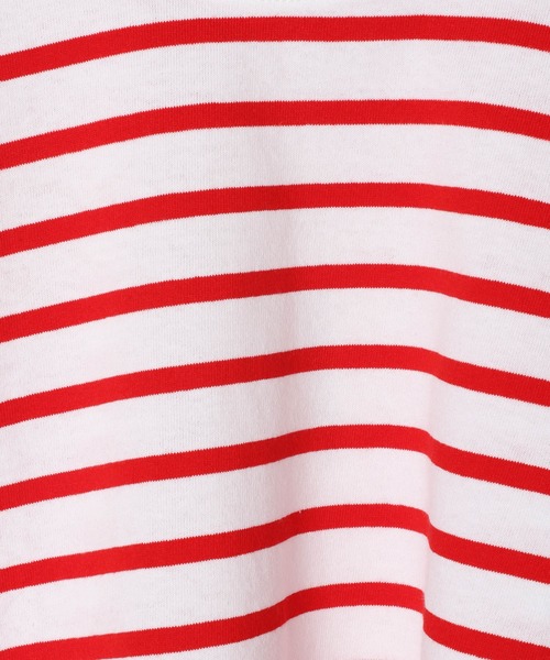 LOWRYS FARM(ローリーズファーム)の「USAボーダーTシャツ 937148(Tシャツ/カットソー・キッズ・ブルー/ブラック/レッド/グリーン/ピンク/ブラック系その他/レッド系その他/イエロー/ピンク系その他/ダークブラウン/ブラウン・130cm/150cm/110cm/140cm/120cm/XXX-LARGE)」の14枚目の写真