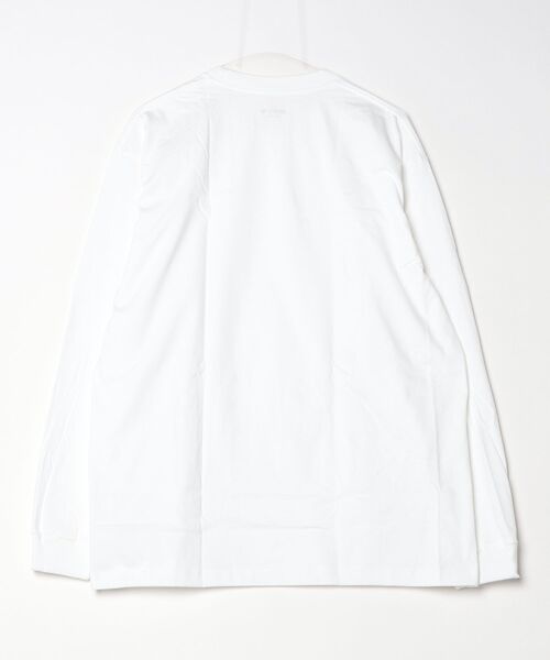 HANES（ヘインズ）の「【Hanes/ヘインズ】メンズ 大きいサイズ ビーフィーロングスリーブTシャツ（Tシャツ/カットソー・メンズ・ホワイト/ブラック・XXX-LARGE/XX-LARGE）」の9枚目の写真
