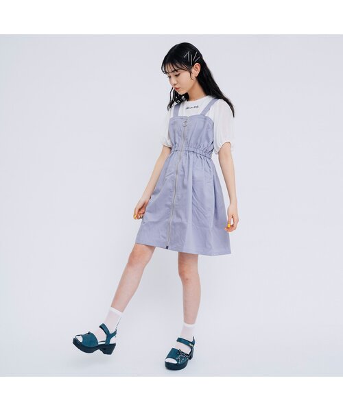 algy(アルジー)の「タテロゴシースルークルーソックス(ソックス/靴下・キッズ・ミント/オフホワイト/ブラック・21/24)」の6枚目の写真