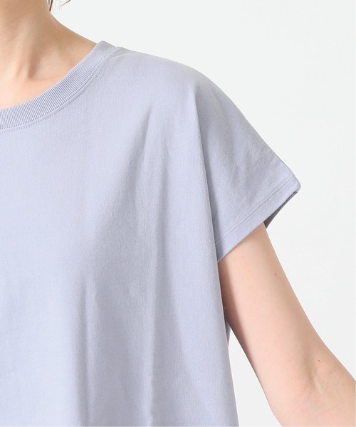 IENA（イエナ）の「ラウンドテールプルオーバー◆（Tシャツ/カットソー・レディース・サックスブルー/ピンク/ホワイト/ブルー・FREE）」の14枚目の写真