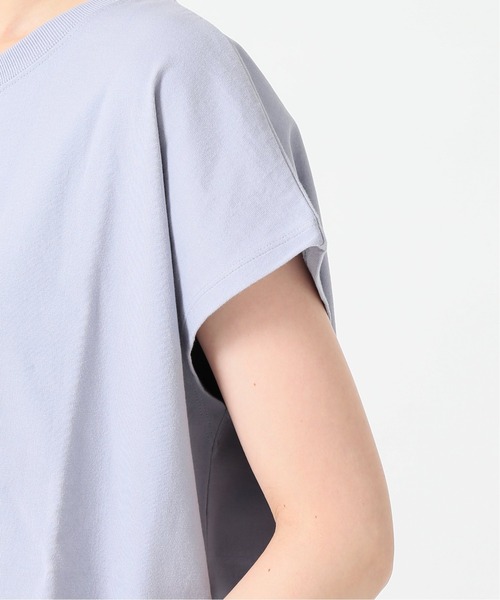 IENA（イエナ）の「ラウンドテールプルオーバー◆（Tシャツ/カットソー・レディース・サックスブルー/ピンク/ホワイト/ブルー・FREE）」の10枚目の写真