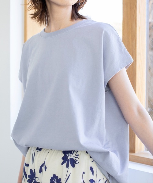 IENA（イエナ）の「ラウンドテールプルオーバー◆（Tシャツ/カットソー・レディース・サックスブルー/ピンク/ホワイト/ブルー・FREE）」の16枚目の写真