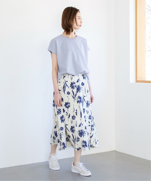 IENA（イエナ）の「ラウンドテールプルオーバー◆（Tシャツ/カットソー・レディース・サックスブルー/ピンク/ホワイト/ブルー・FREE）」の13枚目の写真