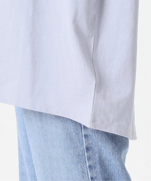 IENA（イエナ）の「ラウンドテールプルオーバー◆（Tシャツ/カットソー・レディース・サックスブルー/ピンク/ホワイト/ブルー・FREE）」の6枚目の写真