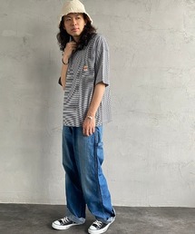 【BEGIN 6月号掲載】[PAY DAY/ペイデイ] 別注 ロゴ付きリンガー ボーダービッグTシャツ