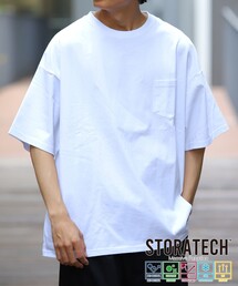 FREAK'S STORE | WEB限定 STORATECH/ストラテック 超高機能素材 ビッグシルエットTシャツ/USAコットン/抗菌/防臭/制菌/UVカット/接触冷感/吸水速乾/サスティナブル(Tシャツ/カットソー)