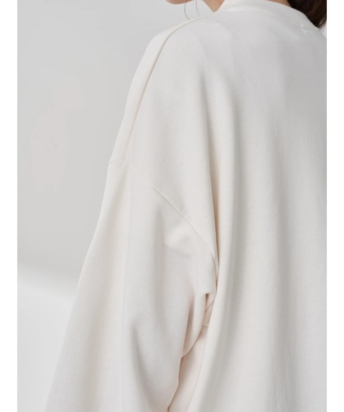 earth music&ecology（アースミュージックアンドエコロジー）の「【WEB限定】チャイナボタンスエットカーディガン ＊（カーディガン/ボレロ・レディース・チャコールグレー/アイボリー/ライトベージュ・FREE）」の19枚目の写真