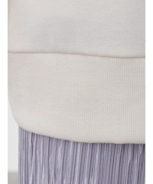 earth music&ecology（アースミュージックアンドエコロジー）の「【WEB限定】チャイナボタンスエットカーディガン ＊（カーディガン/ボレロ・レディース・チャコールグレー/アイボリー/ライトベージュ・FREE）」の10枚目の写真